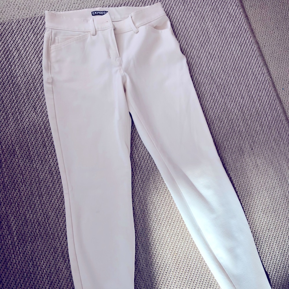 Express Petite Cream Pants